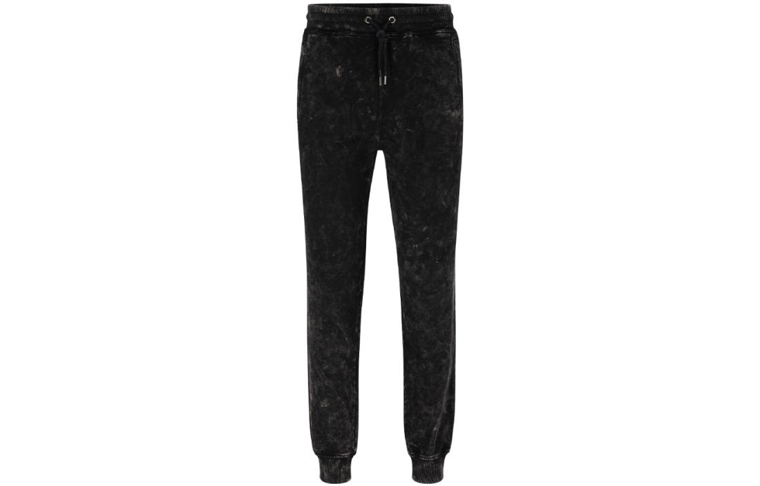 Order HUGO BOSS 22秋冬 水洗彈力腰頭針織慢跑褲 黑色款 50483472-001