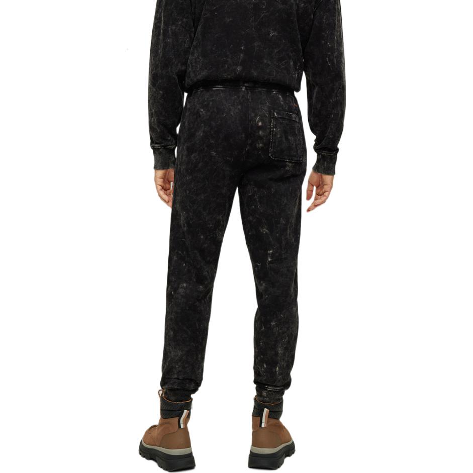 Shop HUGO BOSS 22秋冬 水洗彈力腰頭針織慢跑褲 黑色款 50483472-001