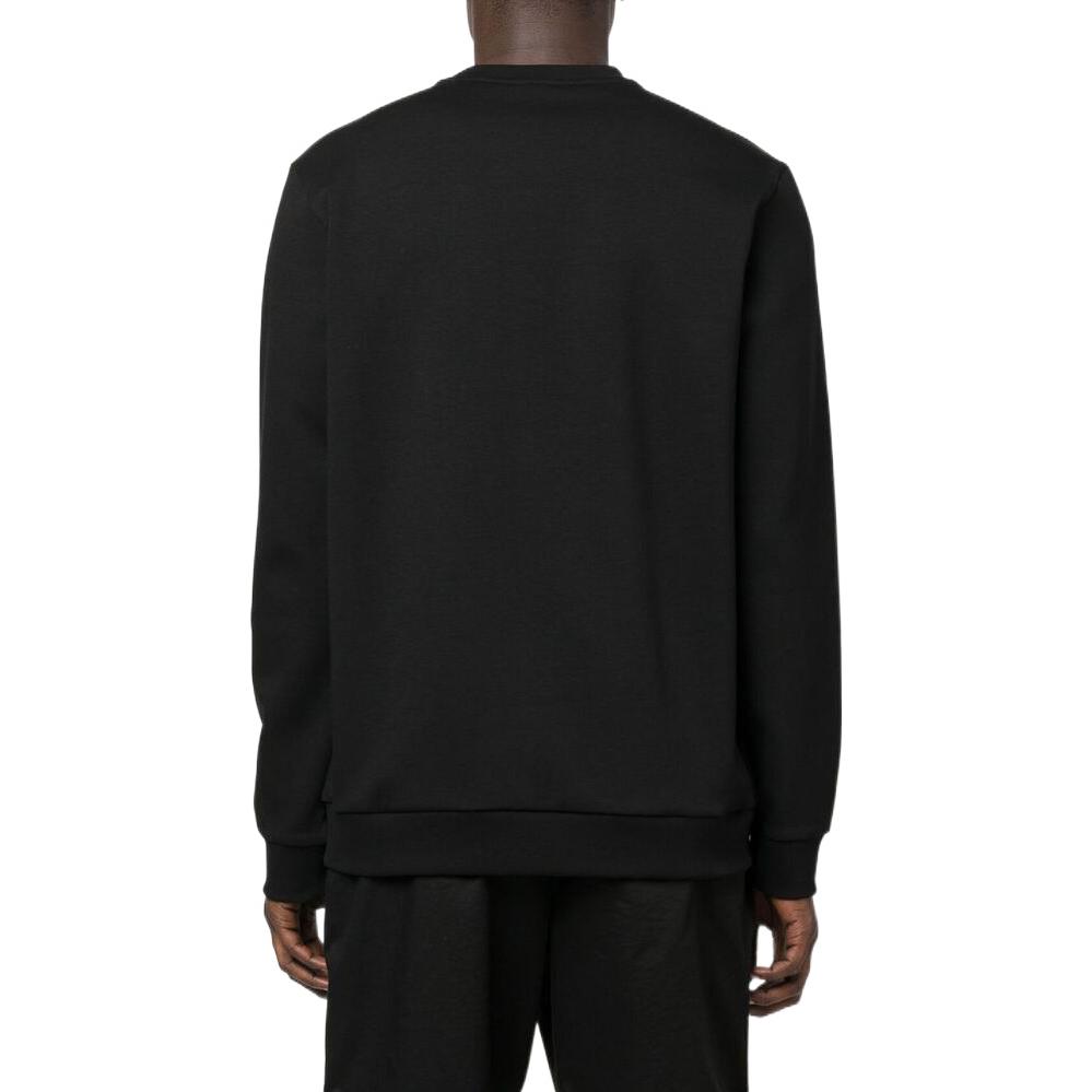 HUGO BOSS FW22 Black Logo Embroidered Crewneck Sweatshirt 50471878-001 圖 5