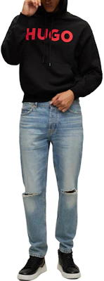 HUGO BOSS FW22 Sudadera Negra Casual con Estampado de Letras. 50490614-001 Shop HUGO BOSS FW22 Sudadera Negra Casual con Estampado de Letras. 50490614-001