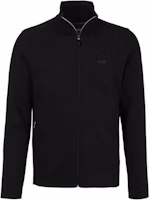 HUGO BOSS FW22 Black Solid Zip-Up High Collar Jacket 50469097-001 HUGO BOSS FW22 Black Solid Zip-Up High Collar Jacket 50469097-001