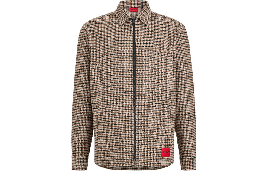 HUGO BOSS FW22 Checkered Zip-Up Jacket Multicolor 50478556-233