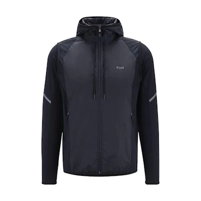 HUGO BOSS FW22 Colorblock 3-in-1 Detachable Hooded Jacket Black Men’s 50476945-001