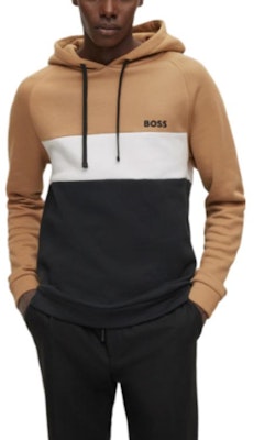 HUGO BOSS 22秋冬拼色連帽衛衣 卡其色 50480672-260 Purchase HUGO BOSS 22秋冬拼色連帽衛衣 卡其色 50480672-260