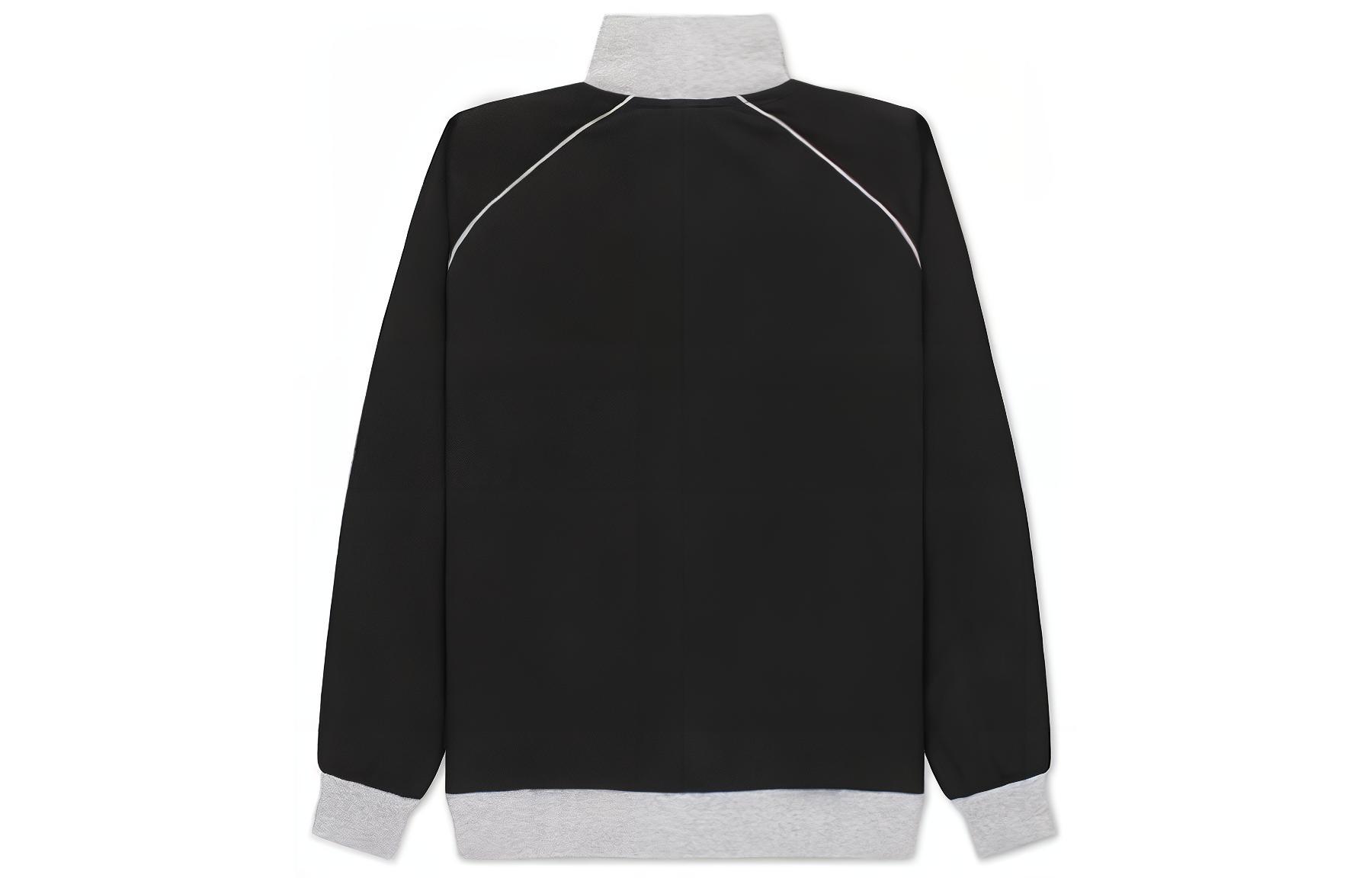 Lookbook 雨果博斯 FW22 男士刺绣标志拼接拉链夹克 黑色 50469548-001