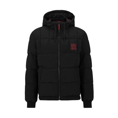HUGO BOSS FW22 Jacket with Logo Lettering Detail 50483218-001