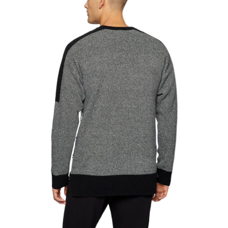 Purchase HUGO BOSS 2022秋冬男士灰色提花圖案套頭毛衣 50462428-100
