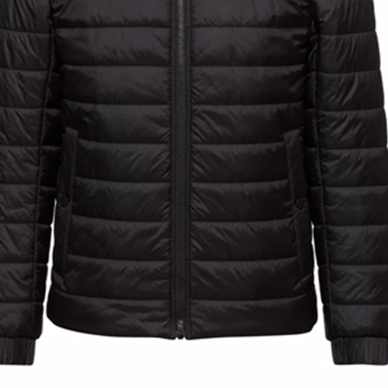 Cheap HUGO BOSS 男士黑色轻便拉链夹克 FW22 带标志 50468719 001 50468719-001