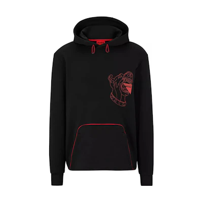 HUGO BOSS FW22 Line Dog Logo Graphic Sweatshirt Black () 50479054-002