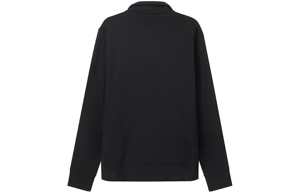 Lookbook HUGO BOSS FW22 標誌半拉鍊長袖運動衫 黑色 50472242-001