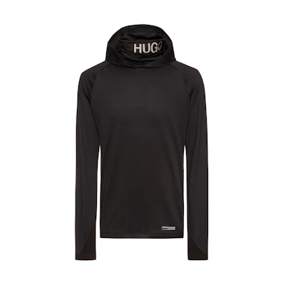 HUGO BOSS FW22 Logo Hoodie Pullover Black 50460996-001
