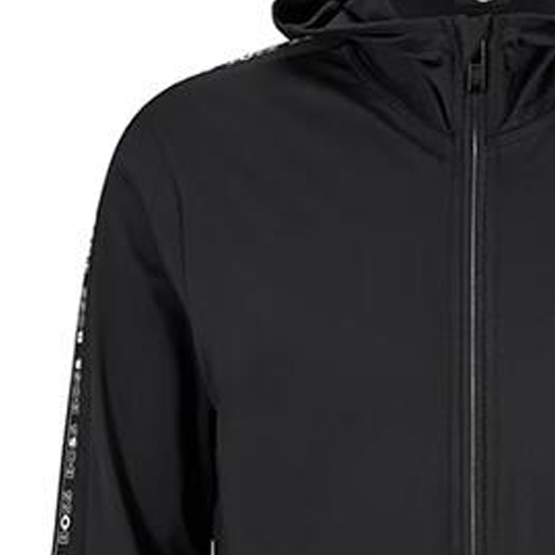 HUGO BOSS FW22 Logo Tape Hooded Zip-Up Jacket Men’s Black 50472367-001 圖 7