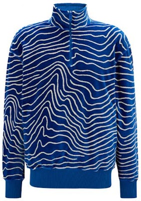 HUGO BOSS FW22 藍色圖案半拉鍊運動衛衣 男款 50476172-429 Order HUGO BOSS FW22 藍色圖案半拉鍊運動衛衣 男款 50476172-429