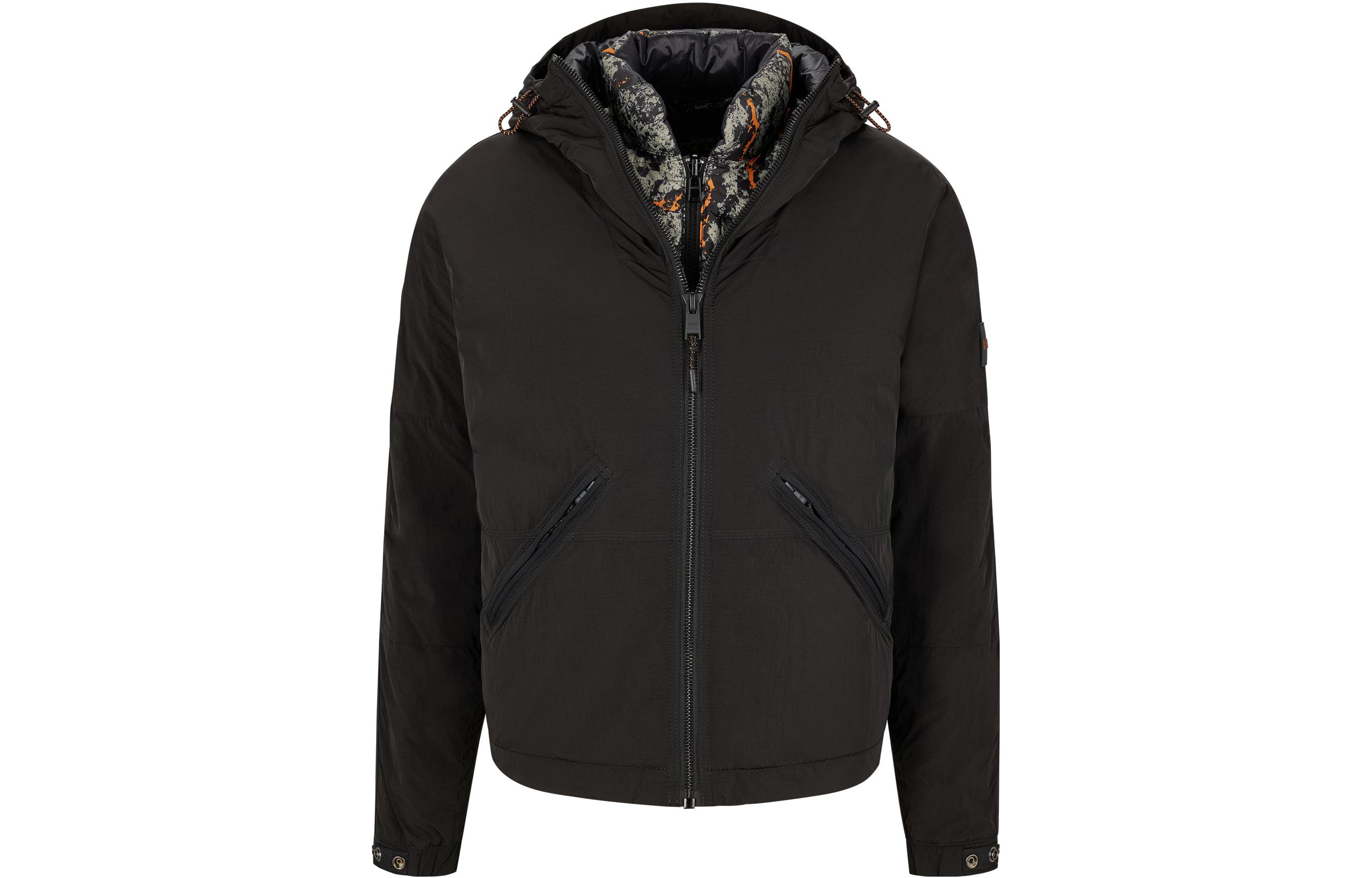 HUGO BOSS FW22 Quilted 3-in-1 Jacket Black Outerwear 50473886-001