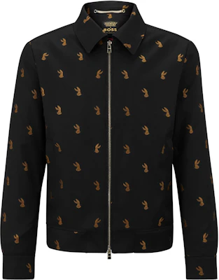 HUGO BOSS FW22 兔子印花襯衫外套 黑色 50491775-001 Buy HUGO BOSS FW22 兔子印花襯衫外套 黑色 50491775-001