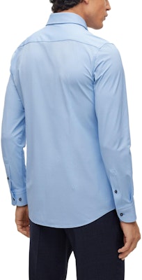 HUGO BOSS 2022秋冬修身純色長袖襯衫 淺藍色 50484524-451 Shop HUGO BOSS 2022秋冬修身純色長袖襯衫 淺藍色 50484524-451
