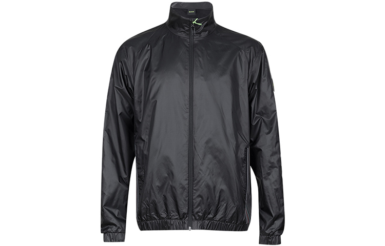 HUGO BOSS FW22 Solid Casual Stand Collar Jacket Black 50473234-001