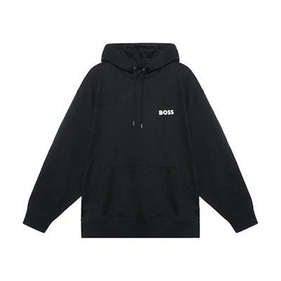 HUGO BOSS FW22 Solid Color Casual Sweatshirt Black 50472985-001