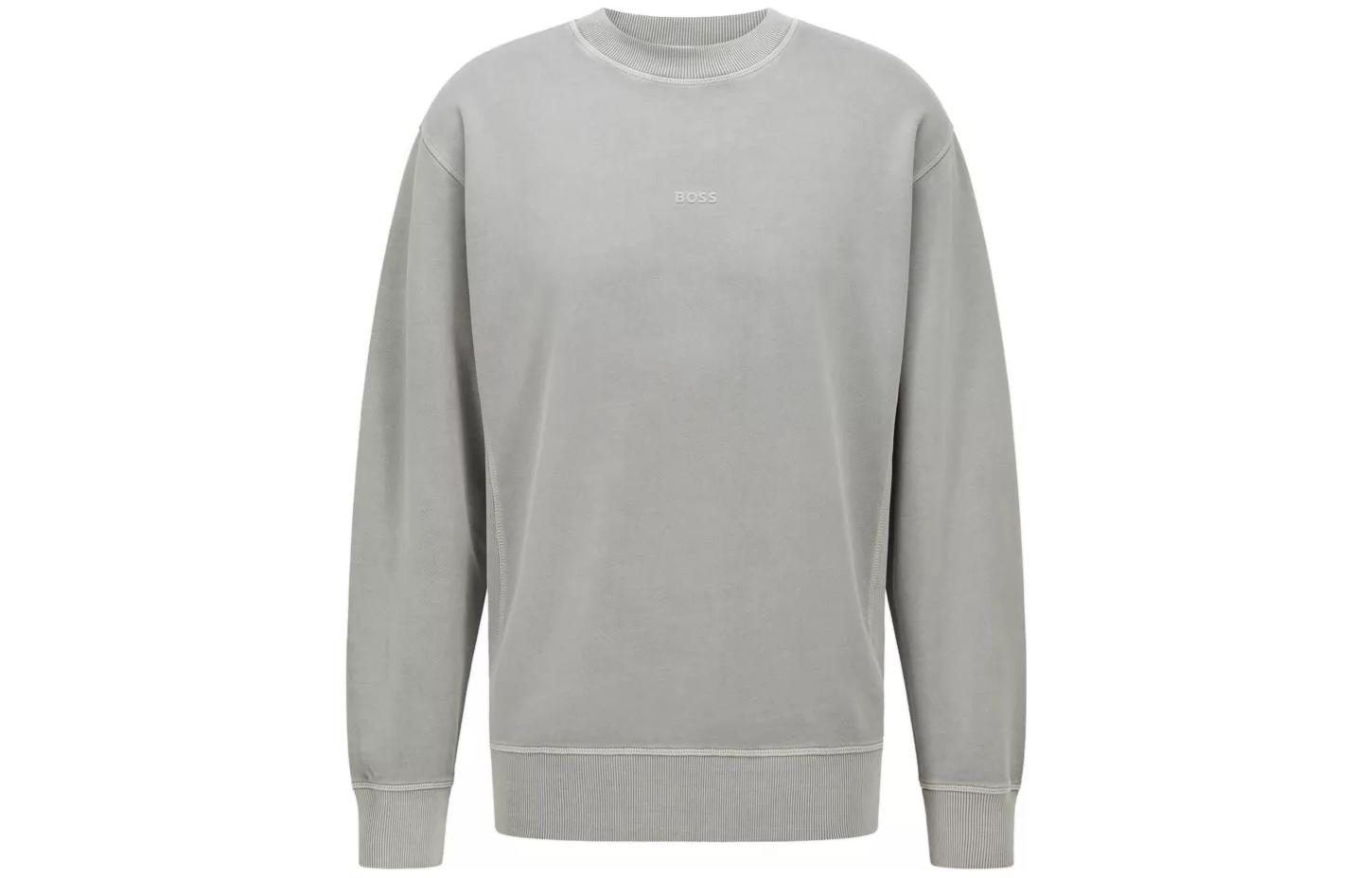 HUGO BOSS FW22 Solid Color Crewneck Sweatshirt 50472271-037