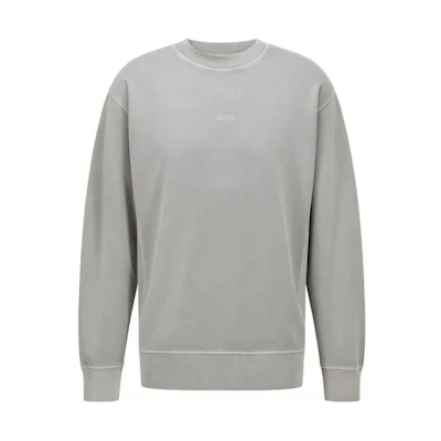 HUGO BOSS FW22 Solid Color Crewneck Sweatshirt 50472271-037