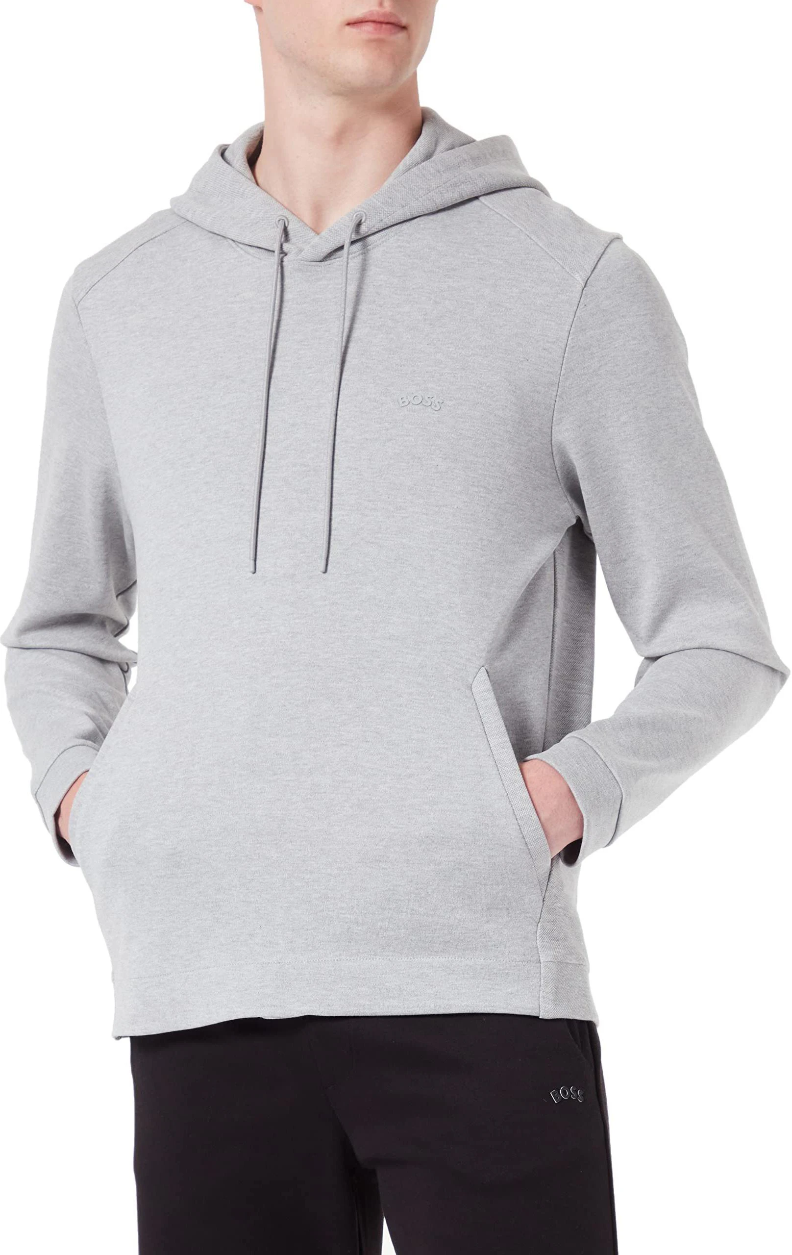 hugo-boss-fw-22-solid-color-logo-hoodie-long-sleeve-gray-50471849-059