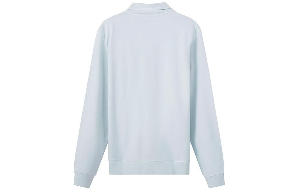 Lookbook HUGO BOSS 男士淺藍色拉鍊撞色毛衣 - FW22款 50468428-337