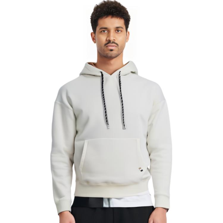 Purchase 雨果博斯 FW22 白色抽绳连帽长袖卫衣 50477375-131