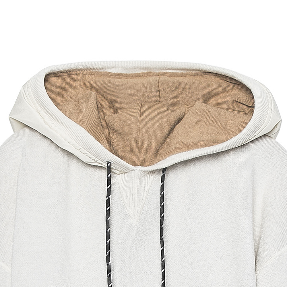 Sizing 雨果博斯 FW22 白色抽绳连帽长袖卫衣 50477375-131