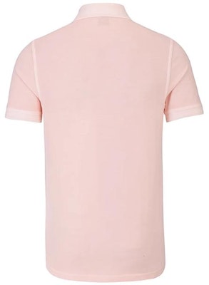 HUGO BOSS FW22 Solid Logo Printed Pink Short Sleeve Polo Shirt. 50468576-694 Lookbook HUGO BOSS FW22 Solid Logo Printed Pink Short Sleeve Polo Shirt. 50468576-694