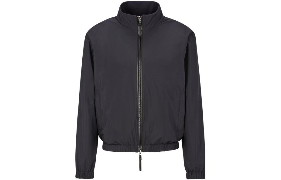 HUGO BOSS FW22 Solid Stand Collar Casual Jacket in Black 50468976-404