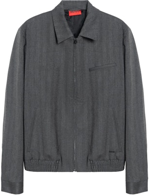 HUGO BOSS FW22 條紋領拉鍊長袖外套 灰色 50479651-021 Buy HUGO BOSS FW22 條紋領拉鍊長袖外套 灰色 50479651-021