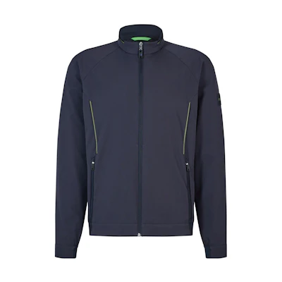 HUGO BOSS FW22 Water-Repellent Zip Jacket Menswear Navy Blue 50474995-402