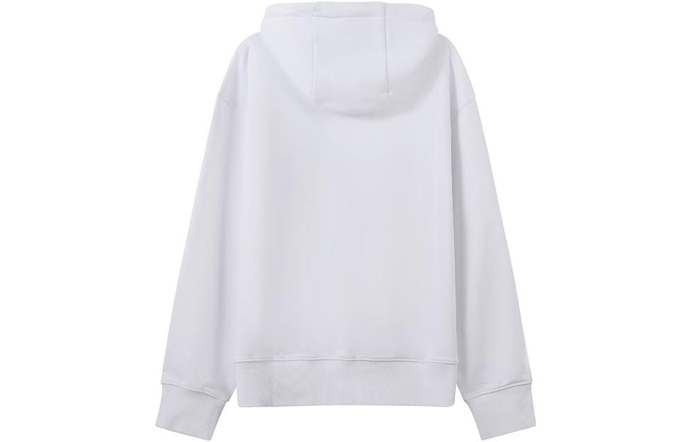 HUGO BOSS FW22 White Hoodie with Solid Logo Print 50472985 圖 3