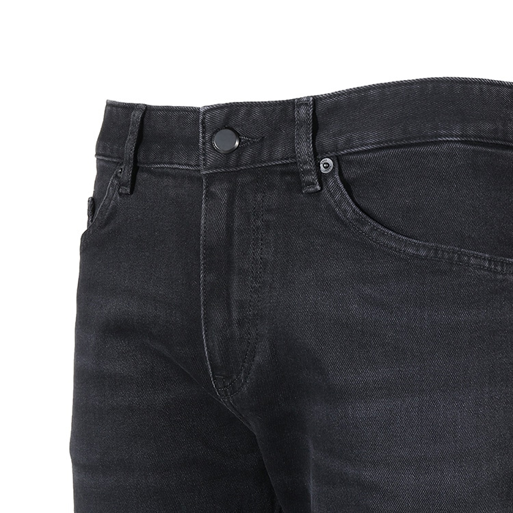 Purchase HUGO BOSS FW23 黑灰色修身牛仔褲附拉鍊與腰帶環細節 50497052-004