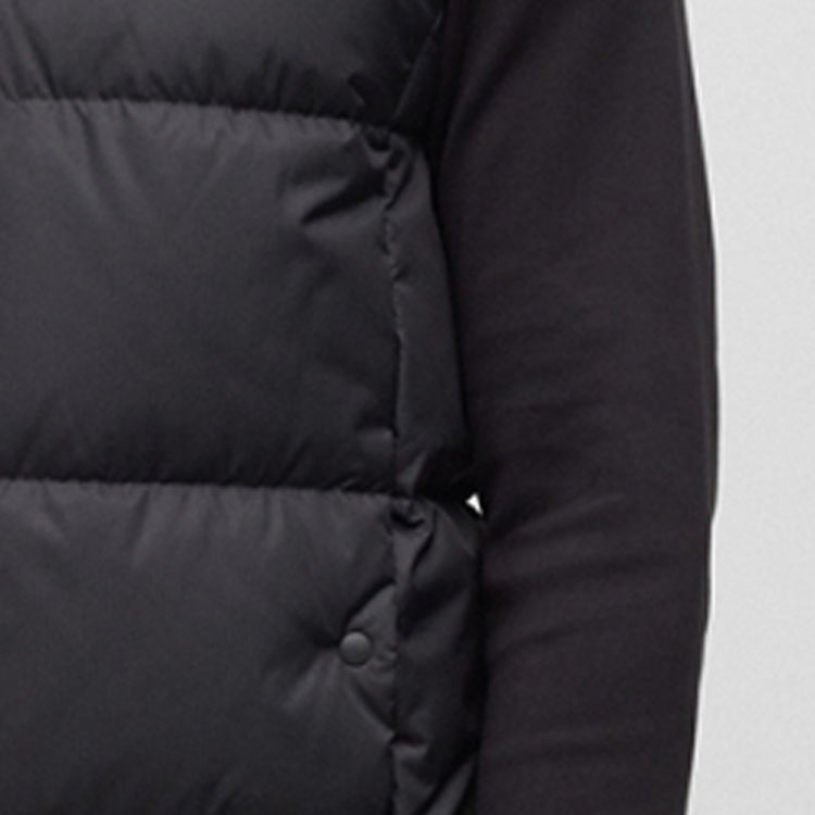 HUGO BOSS FW23  Black Casual Zip-Up Hoodie Vest with Letter Logo. 50497645-001 圖 7