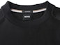 Shop HUGO BOSS FW23 黑色圓領休閒衛衣套頭衫。 50486951-001