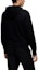 Shop HUGO BOSS FW23 Black Hoodie with Letter Print Casual Design 50499560