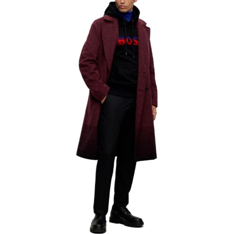 Purchase HUGO BOSS FW23  Black Hoodie with Letter Print Casual Design 50499560