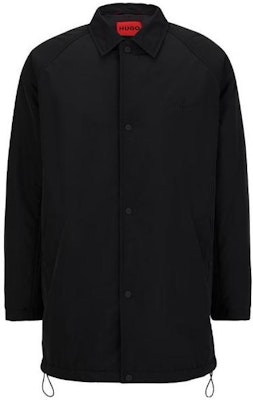 HUGO BOSS FW23 Jaket Lengan Panjang Hitam dengan Logo Bordir. 50495834-001 Buy HUGO BOSS FW23 Jaket Lengan Panjang Hitam dengan Logo Bordir. 50495834-001