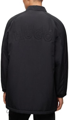 HUGO BOSS FW23 Jaket Lengan Panjang Hitam dengan Logo Bordir. 50495834-001 Shop HUGO BOSS FW23 Jaket Lengan Panjang Hitam dengan Logo Bordir. 50495834-001