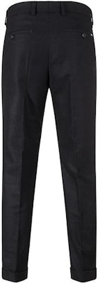 HUGO BOSS FW23 Black Mid-Rise Straight-Leg Casual Pants. 50502548-001 Lookbook HUGO BOSS FW23 Black Mid-Rise Straight-Leg Casual Pants. 50502548-001