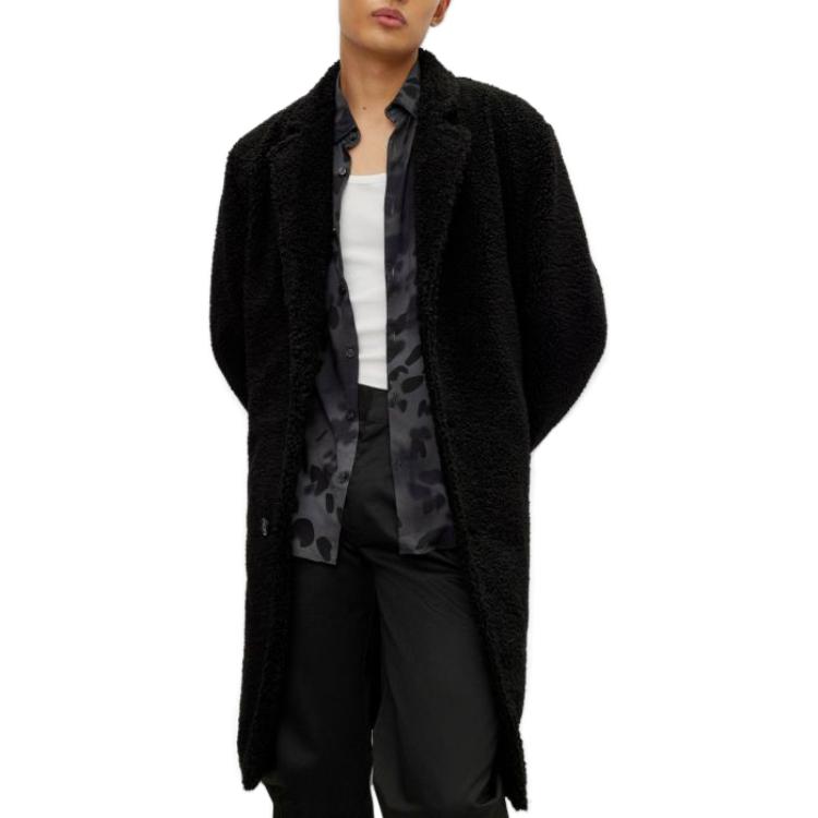 HUGO BOSS FW23  Black Single-Breasted Long Sleeve Overcoat. 50499100-001 圖 6