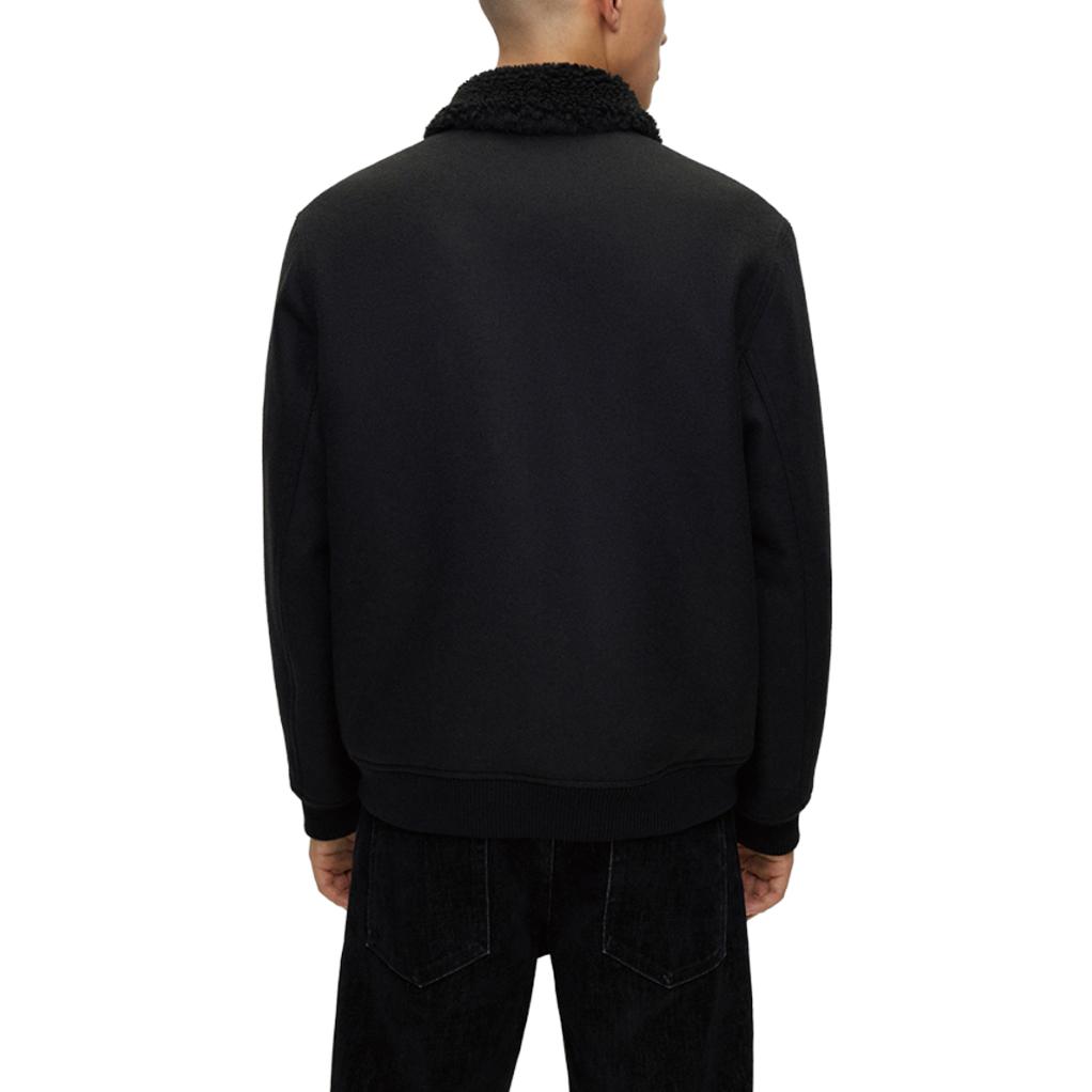 HUGO BOSS FW23  Black Solid Color Zip Pocket Long Sleeve Jacket 50497093-001 圖 5