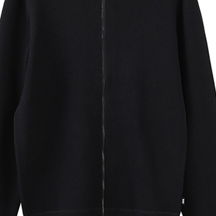 Purchase HUGO BOSS FW23 黑色純色針織拉鍊長袖圓領毛衣. 50495388-001