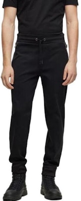 HUGO BOSS FW23 黑色中腰抽繩休閒運動褲 50499243-001 Shop HUGO BOSS FW23 黑色中腰抽繩休閒運動褲 50499243-001