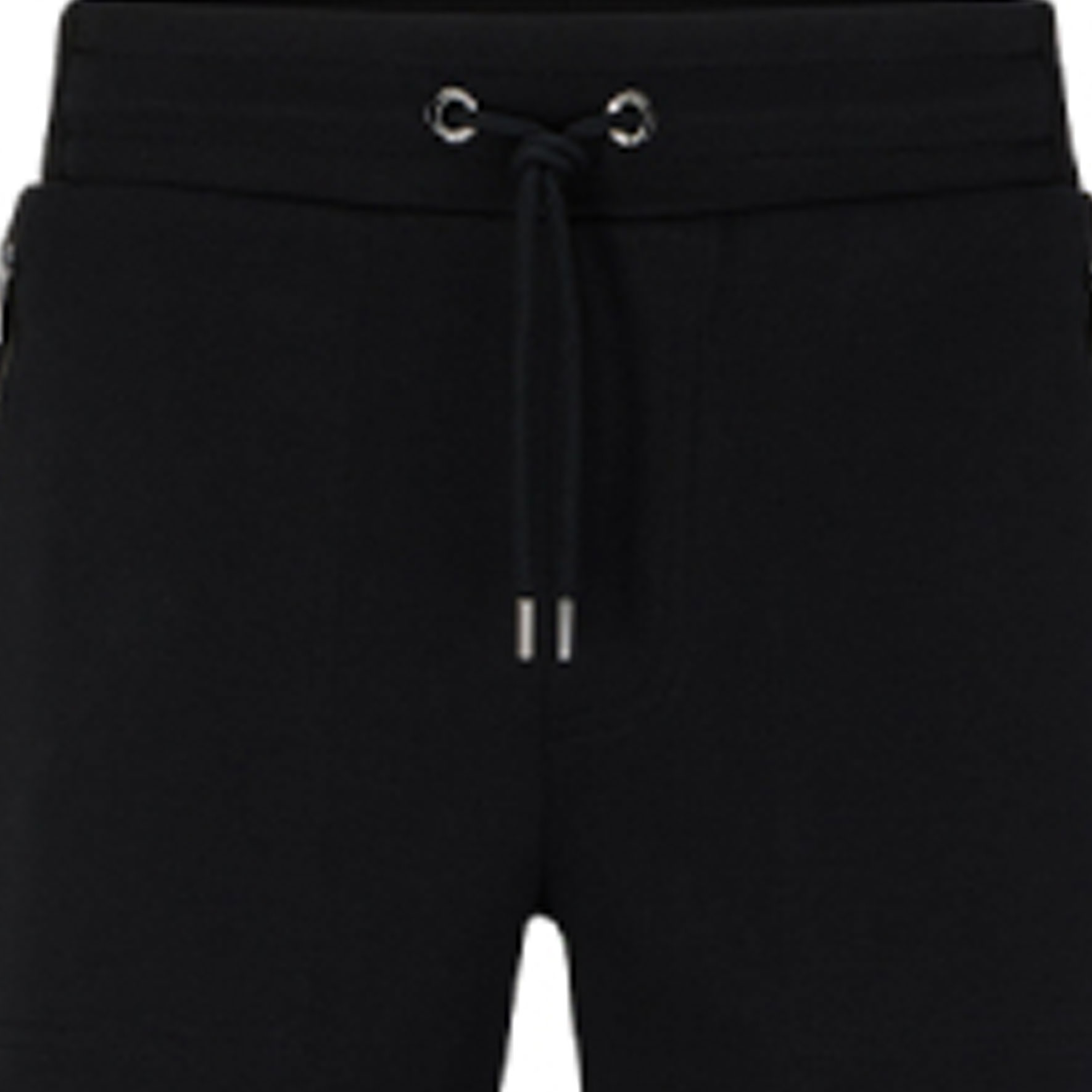 Details for HUGO BOSS FW23 黑色中腰抽繩休閒運動褲 50499243-001