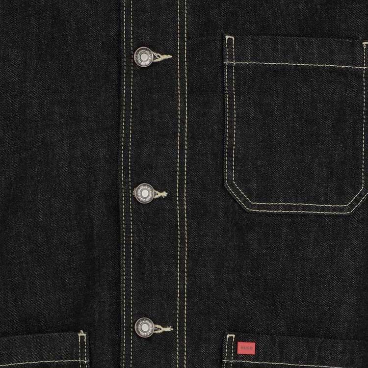 Details for 雨果博斯 2023秋冬 黑色单排扣牛仔夹克衬衫 50502183-001