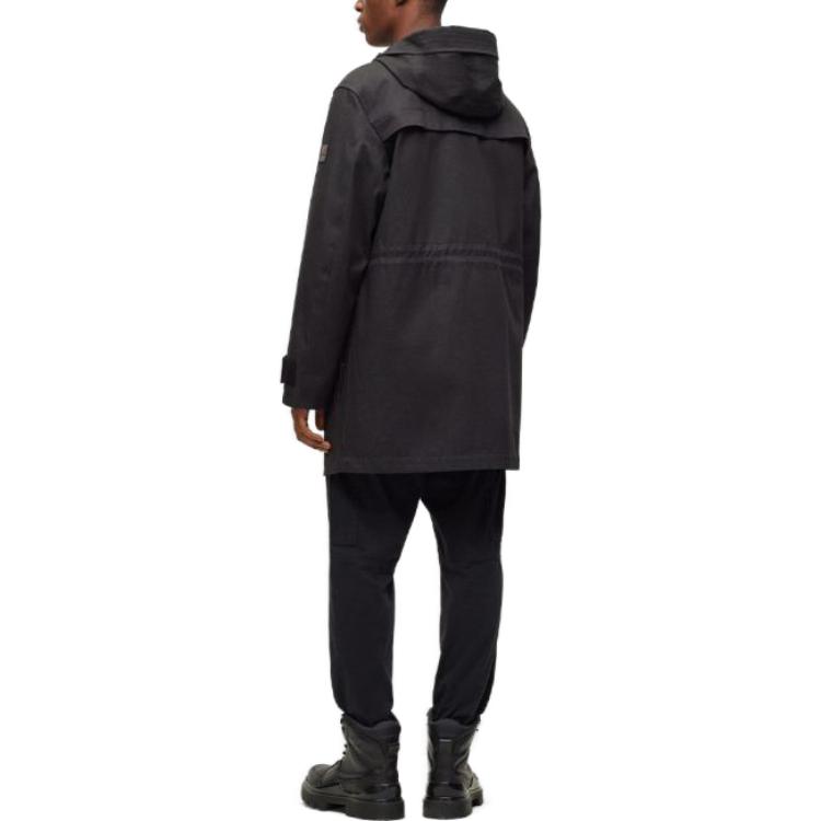 HUGO BOSS FW23  Black Solid Zip Hoodie Jacket. 50504510-001 圖 4