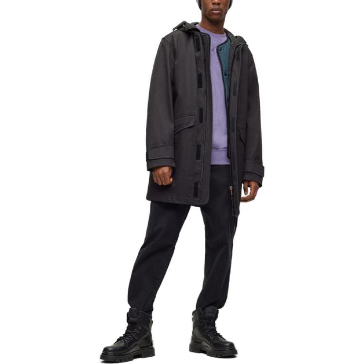 HUGO BOSS FW23  Black Solid Zip Hoodie Jacket. 50504510-001 圖 5