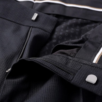 HUGO BOSS FW23 黑色直筒休閒拉鍊長褲 50504968-001 Details for HUGO BOSS FW23 黑色直筒休閒拉鍊長褲 50504968-001